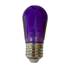 LED S14 Medium Base Light Bulb - Purple/Plastic  LI-S14LED-PU-PL